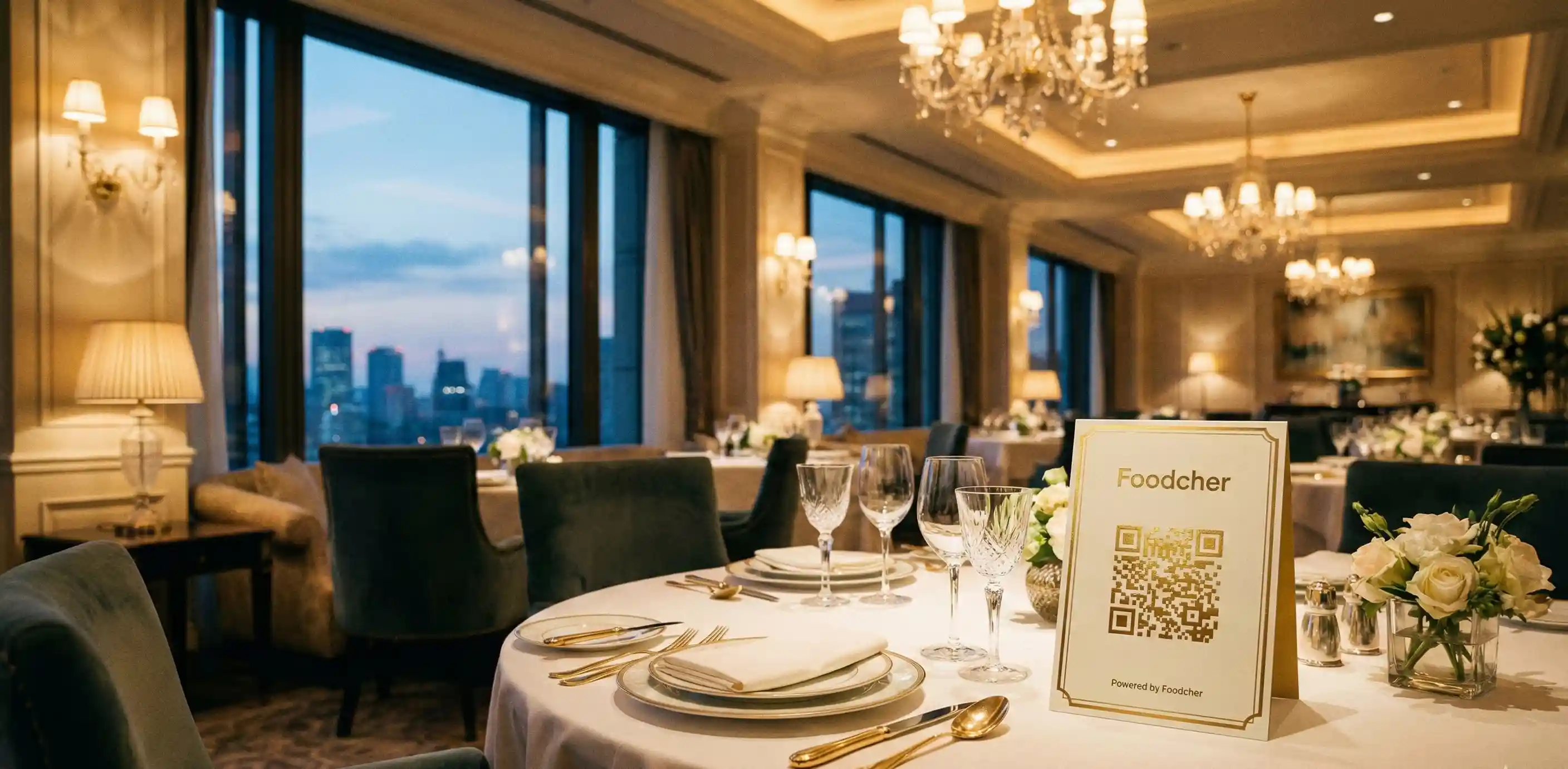 Luxury hotel dining experience